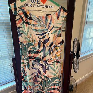 Fit and flare colorful dress size 10